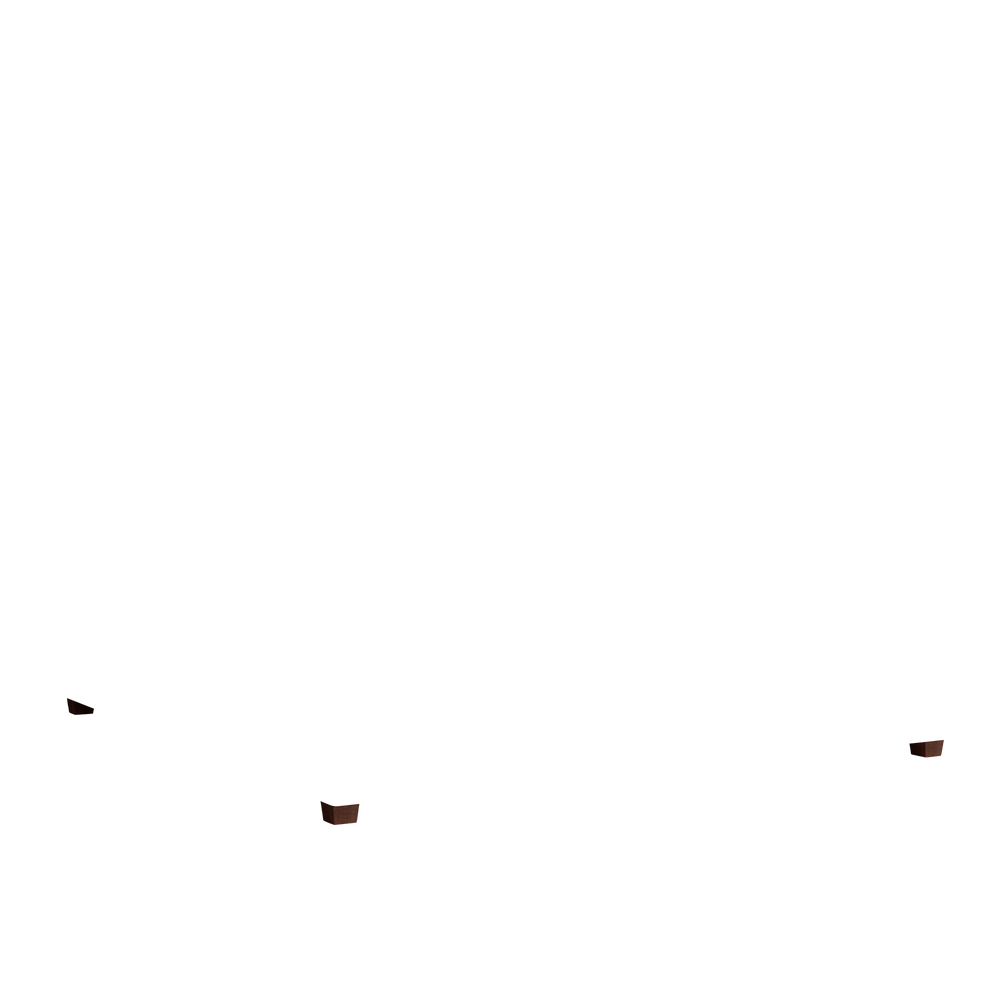 King florence eucalyptus custom on white background