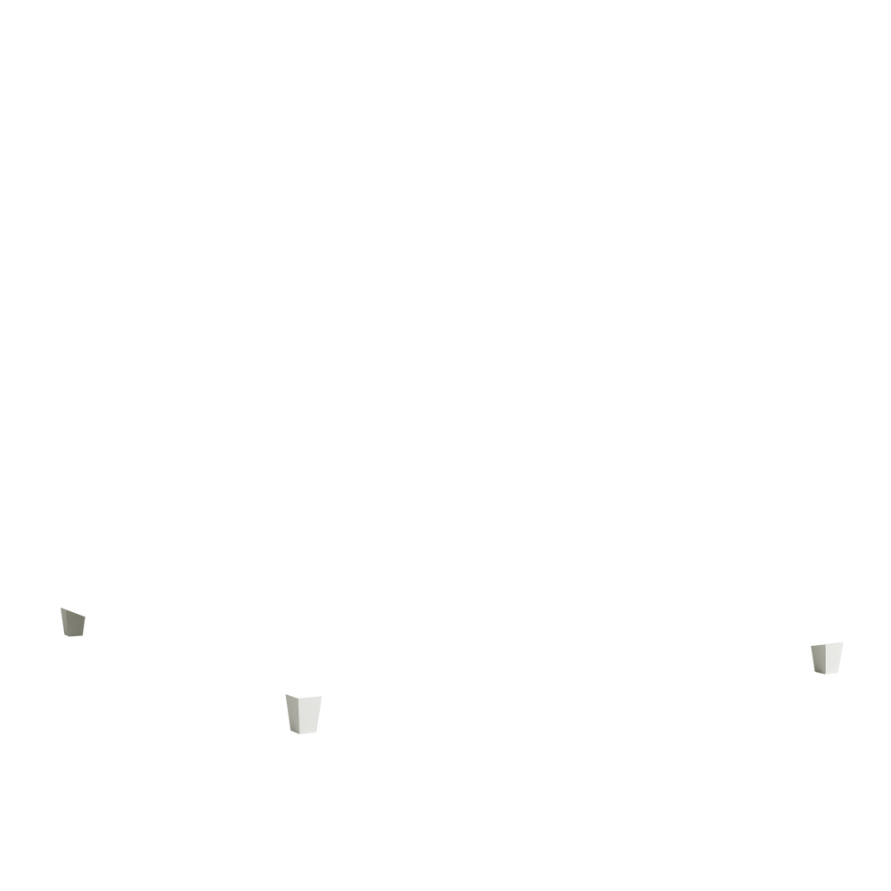 King florence eucalyptus custom on white background