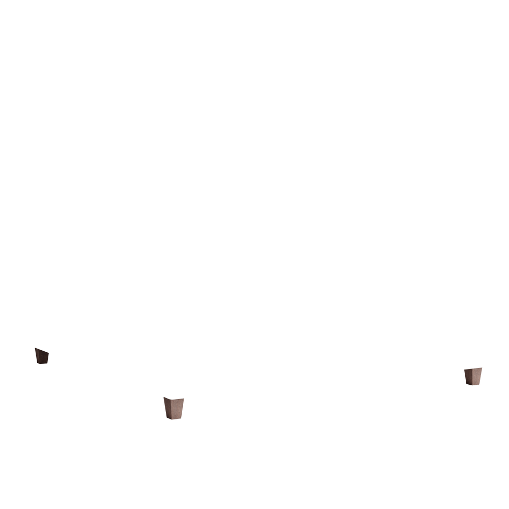 King florence eucalyptus custom on white background