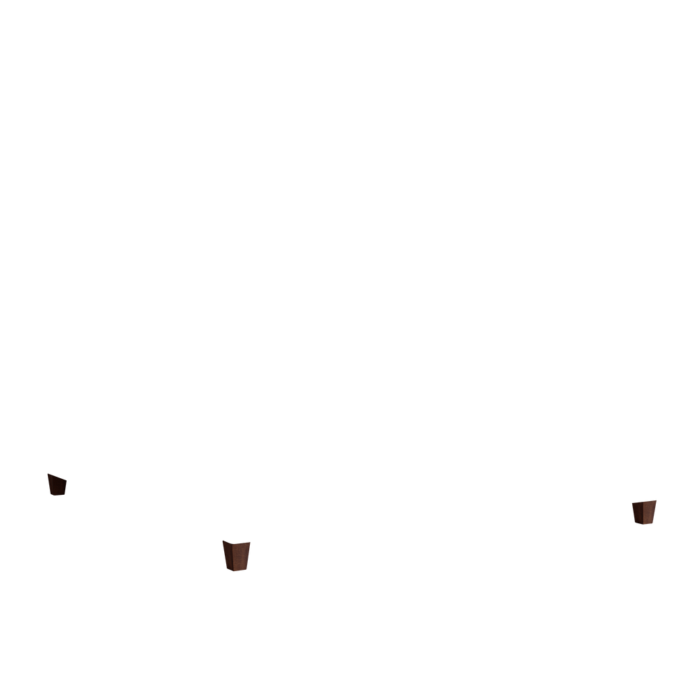 King florence eucalyptus custom on white background