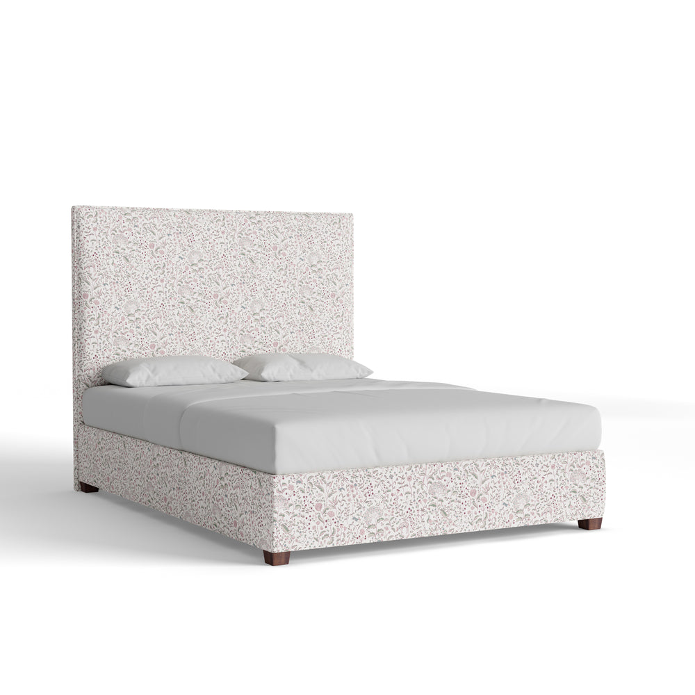 Queen ruby burgundy custom on white background