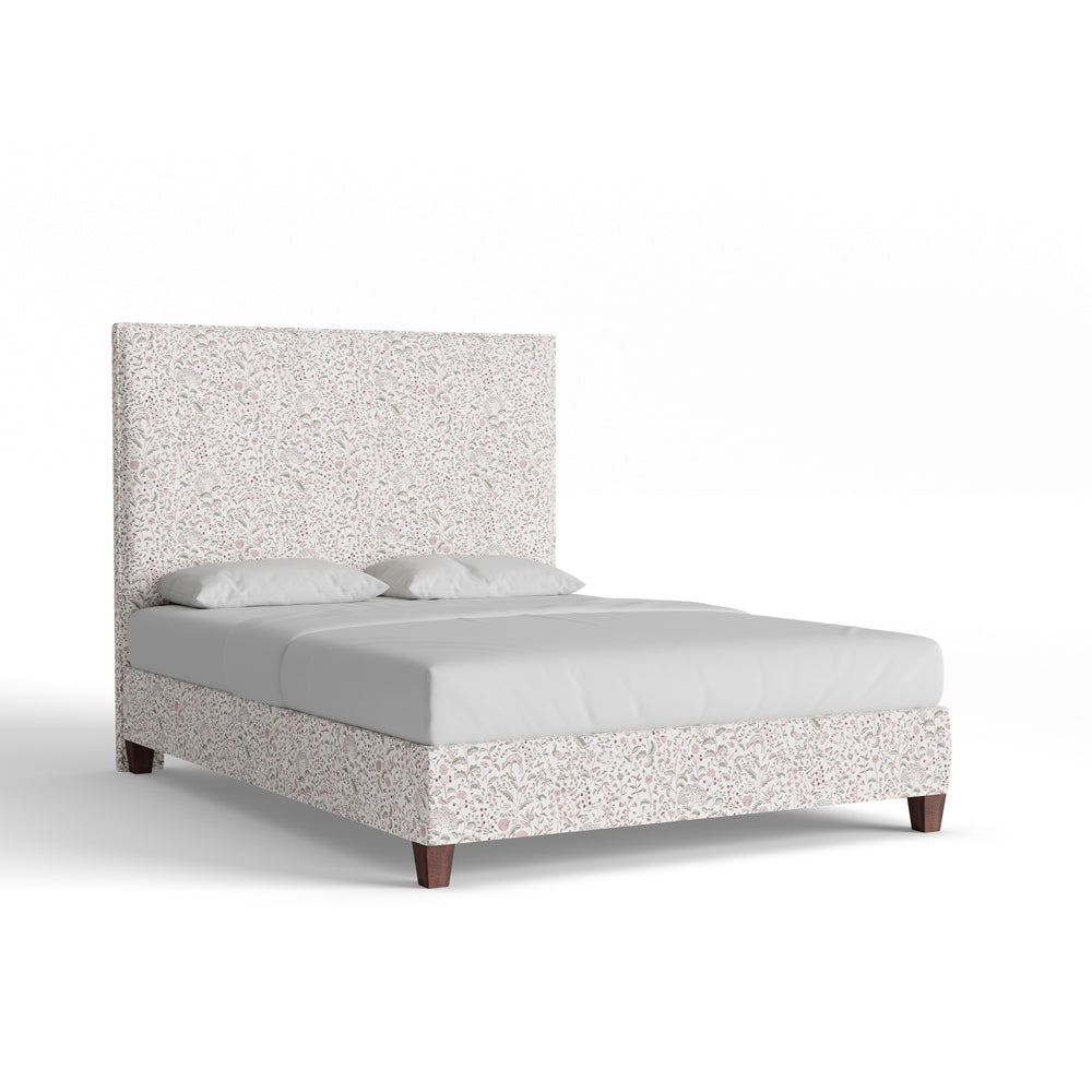 Queen ruby burgundy custom on white background