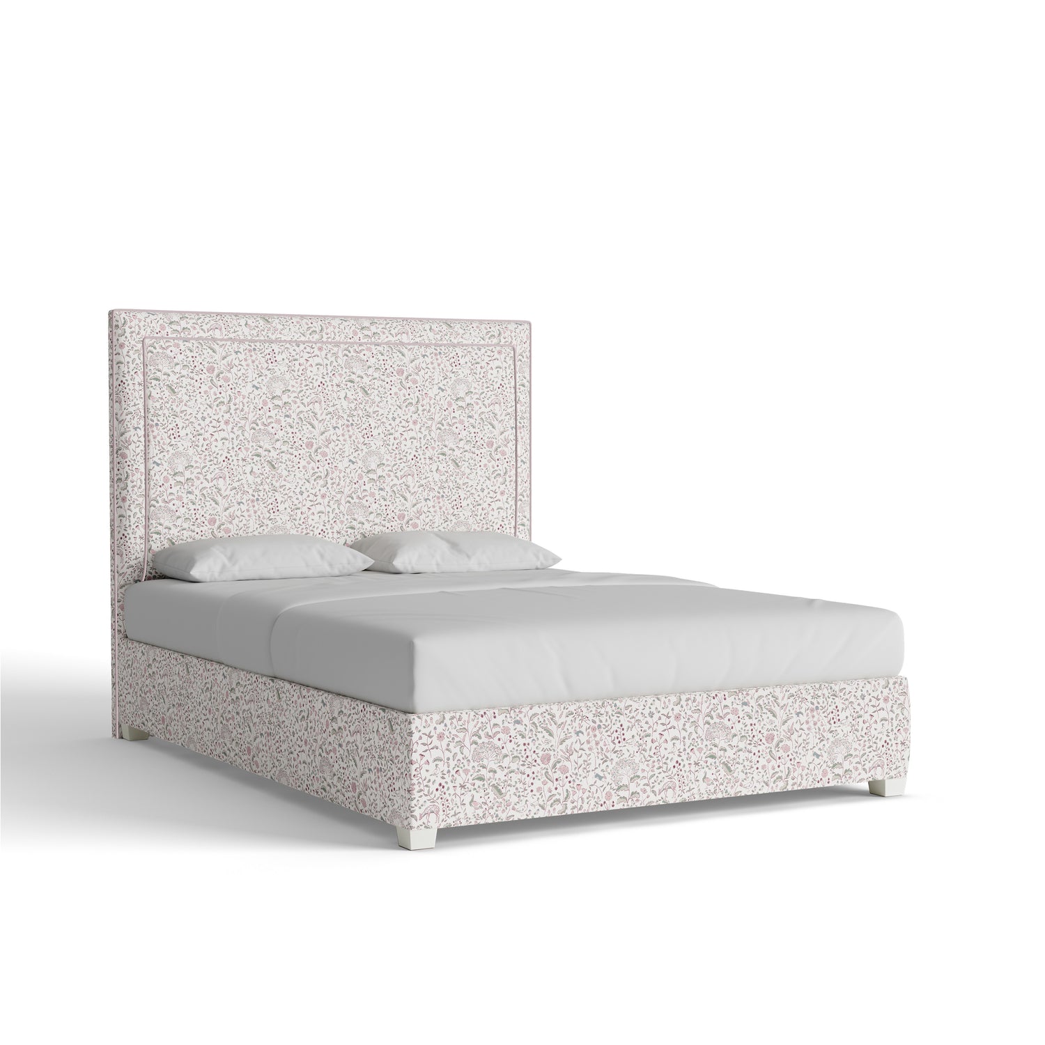 FEATURED: 11" Rails / Flour / 4" Channel / Rose Velvet Welt