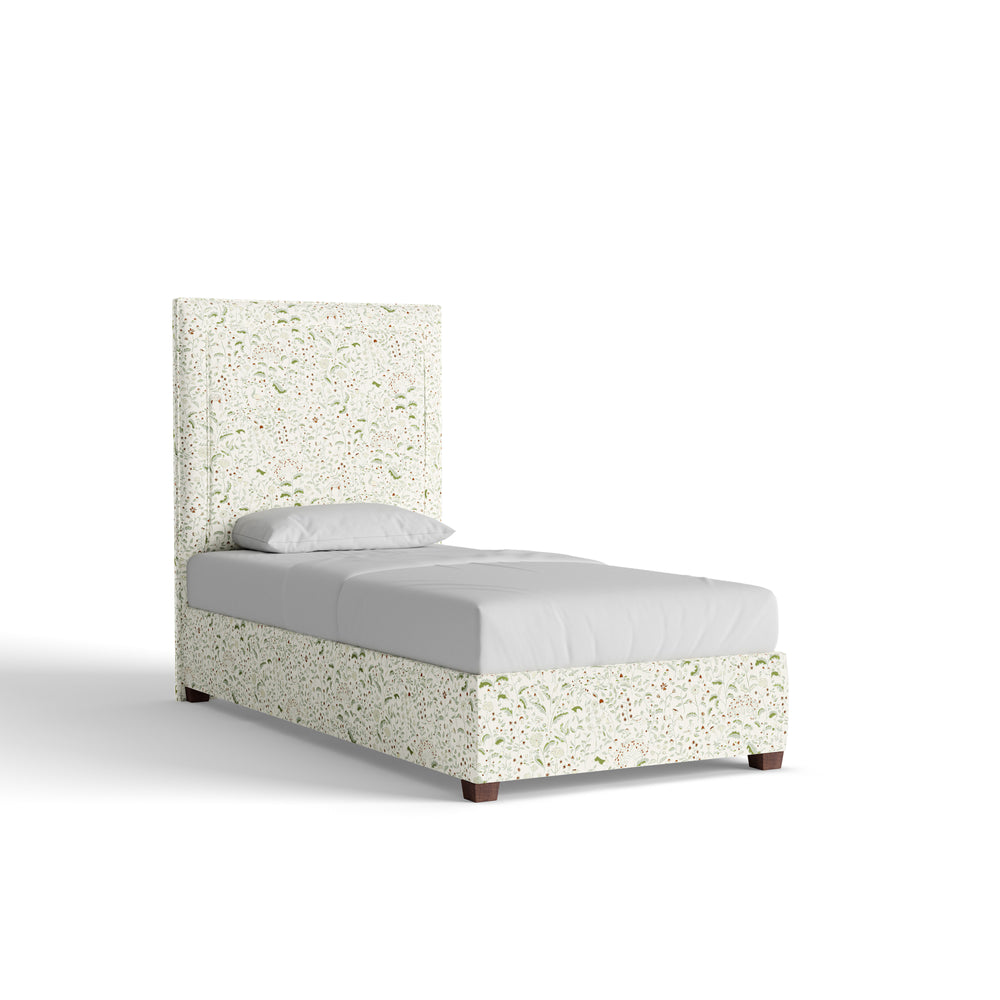 Twin ruby moss custom on white background