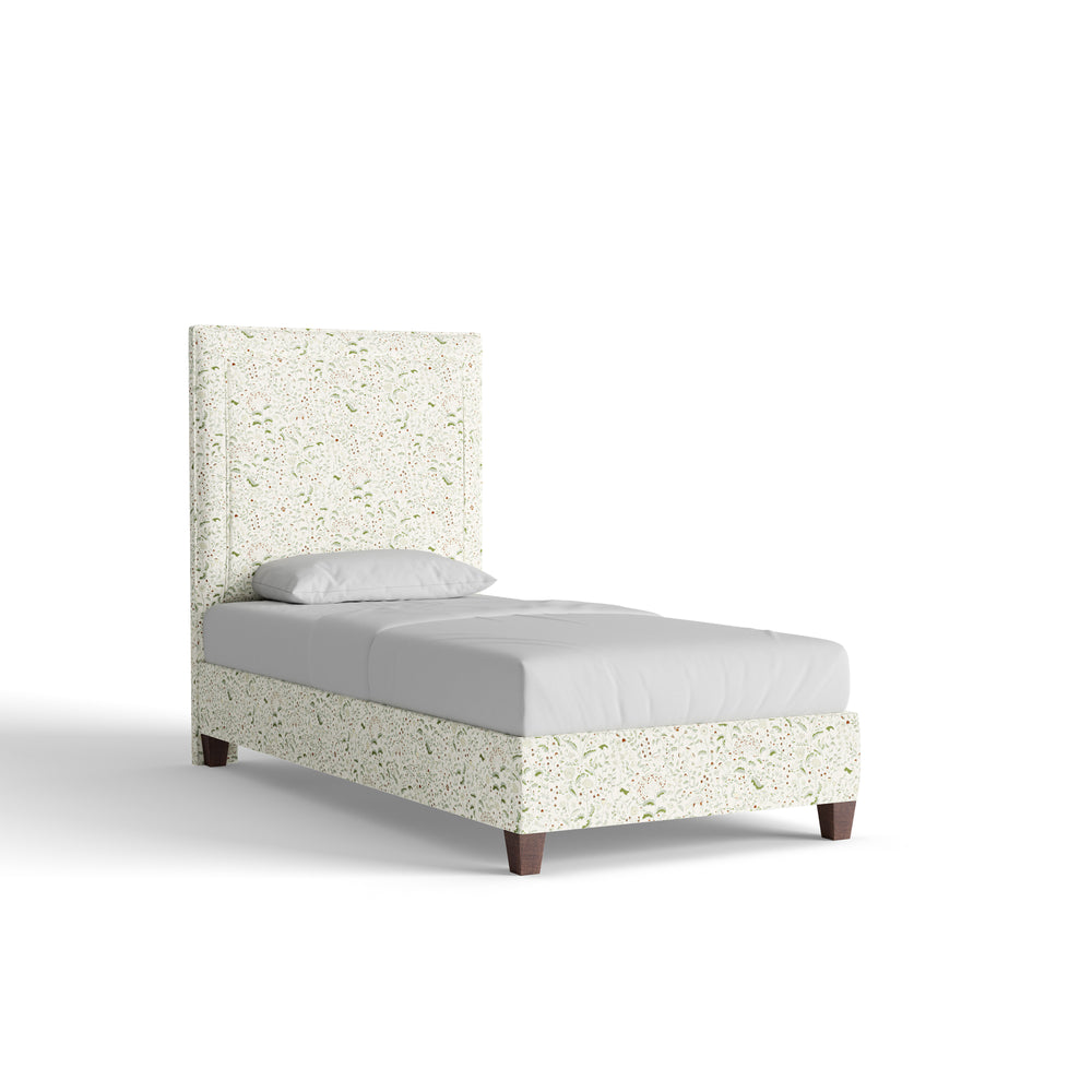 Twin ruby moss custom on white background