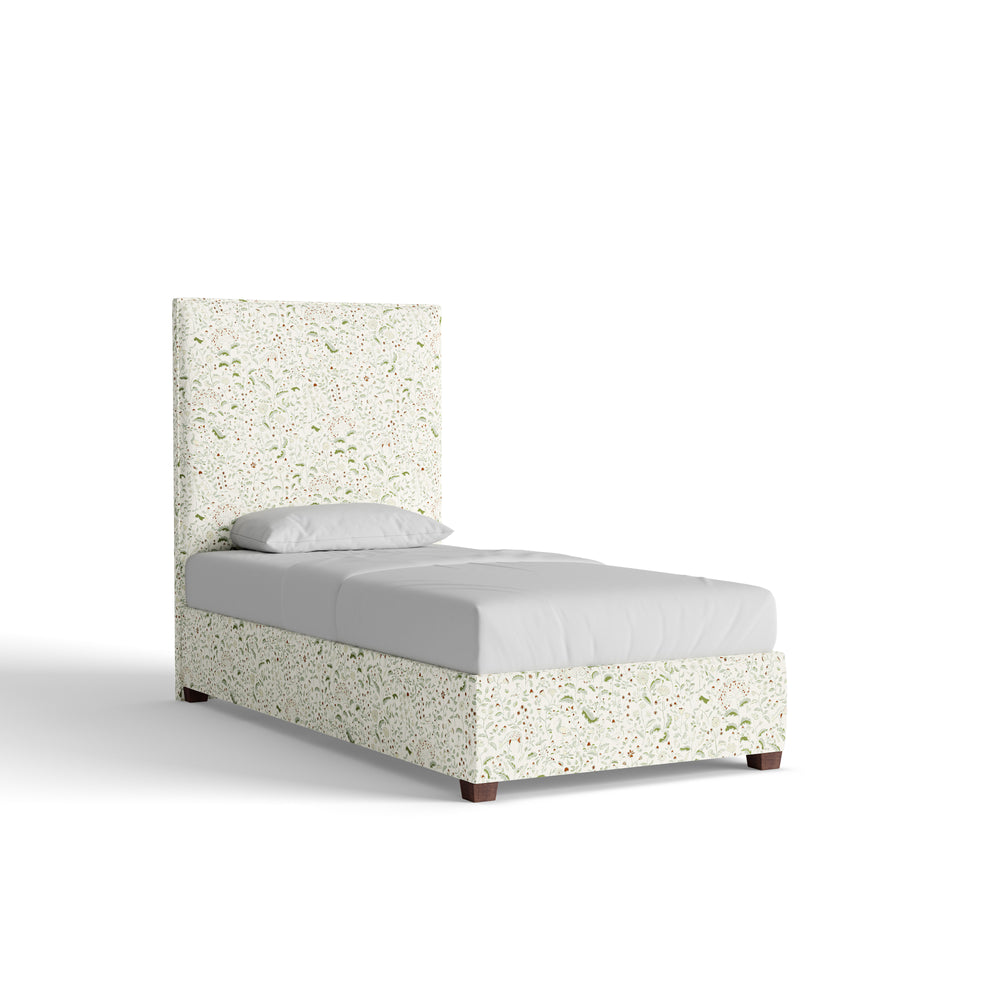 Twin ruby moss custom on white background