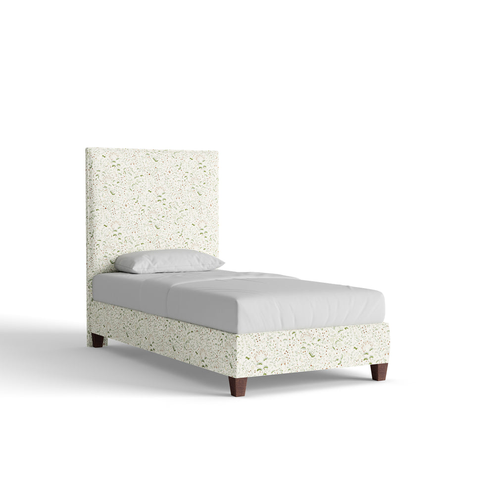 Twin ruby moss custom on white background