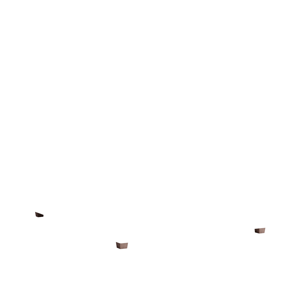 Queen florence eucalyptus custom on white background