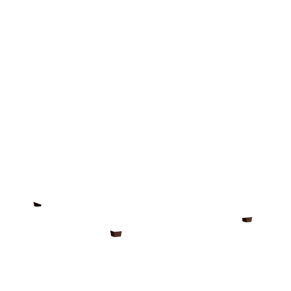 Queen florence eucalyptus custom on white background