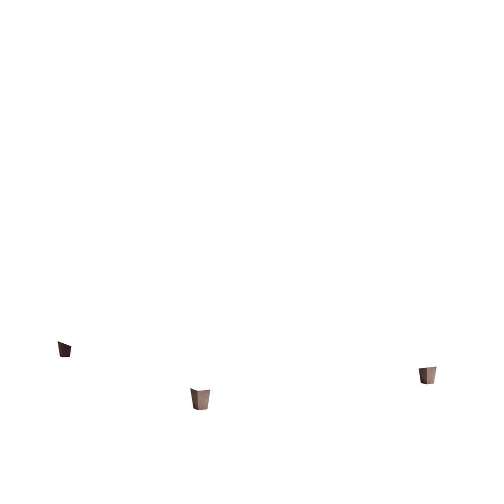 Queen florence eucalyptus custom on white background