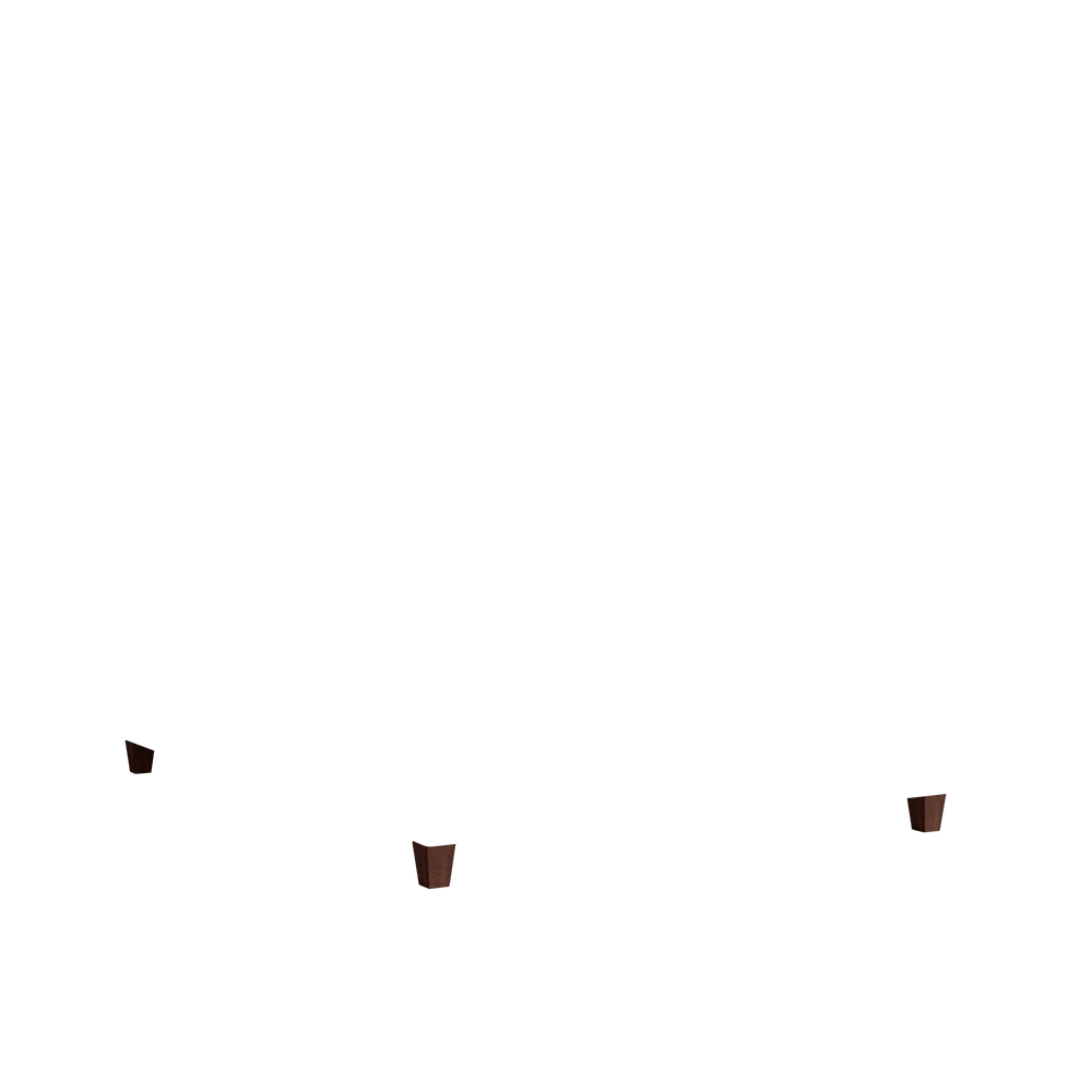 Queen florence eucalyptus custom on white background