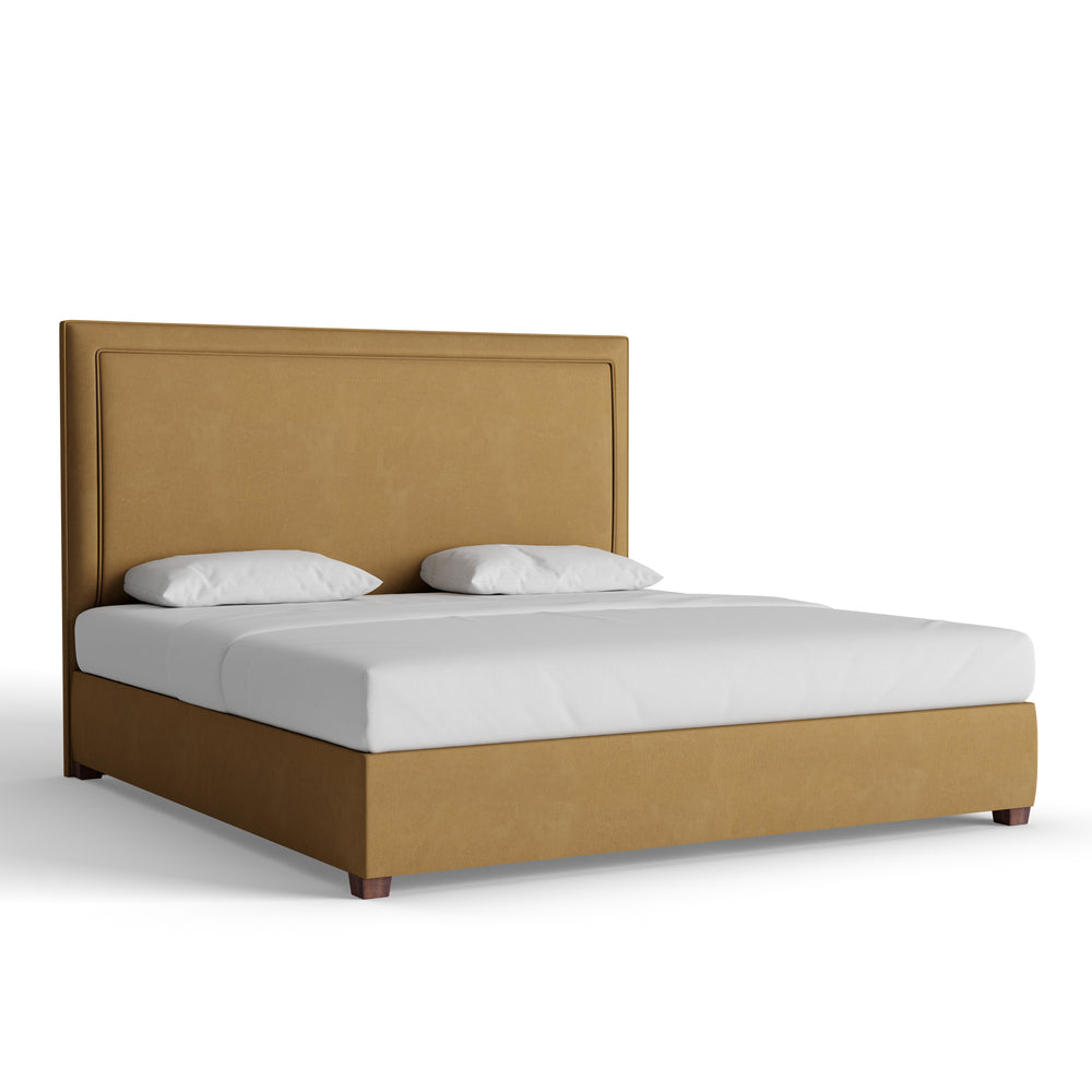 King camel velvet custom on white background