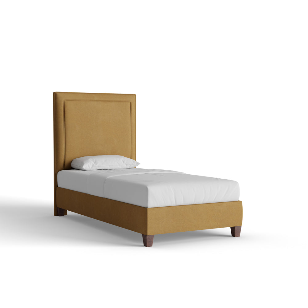 Twin camel velvet custom on white background