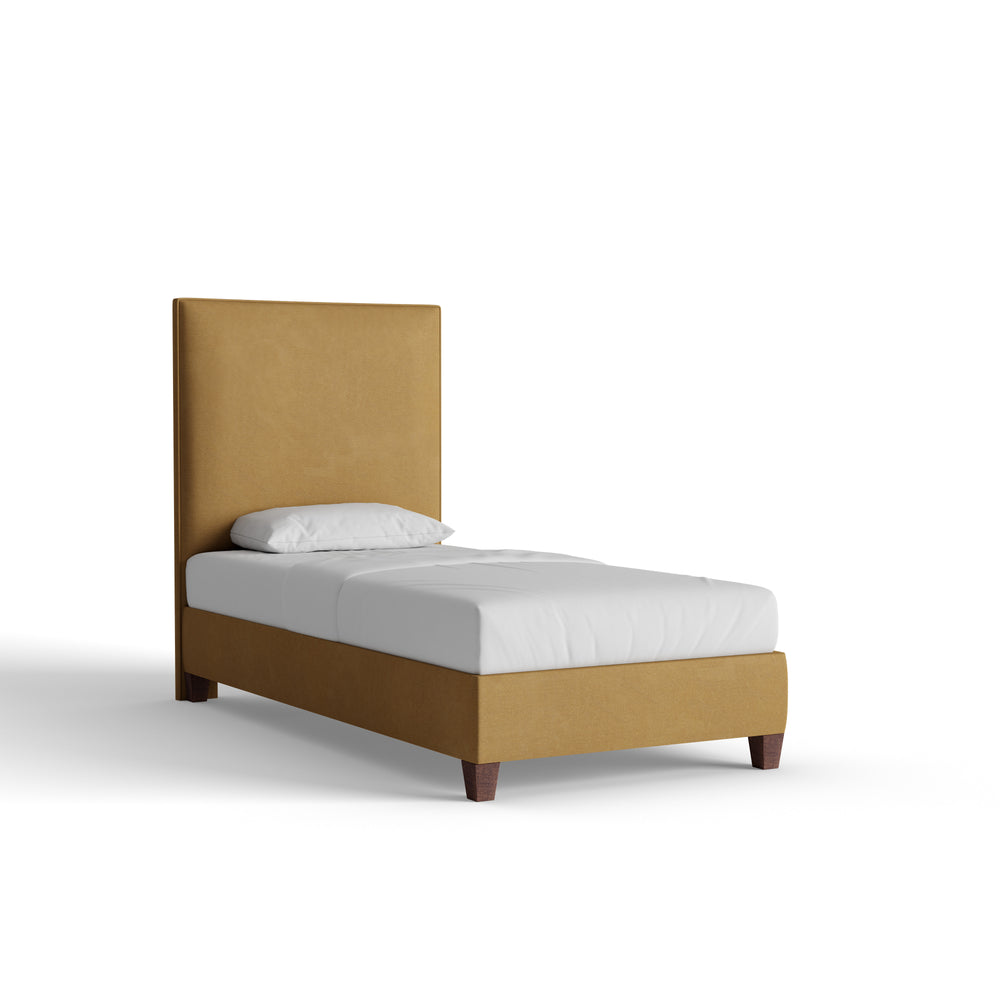 Twin camel velvet custom on white background