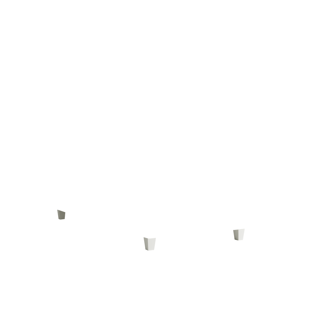 Twin florence eucalyptus custom on white background