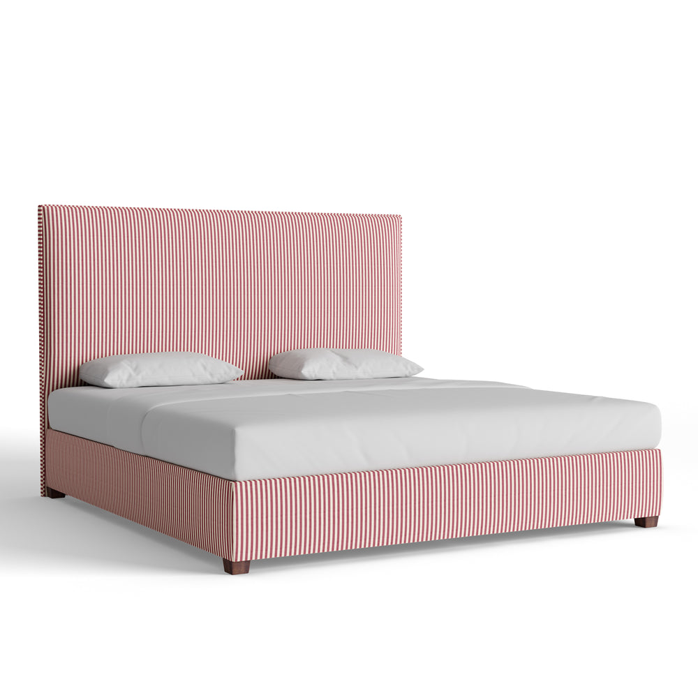 King louisa cranberry vertical custom on white background