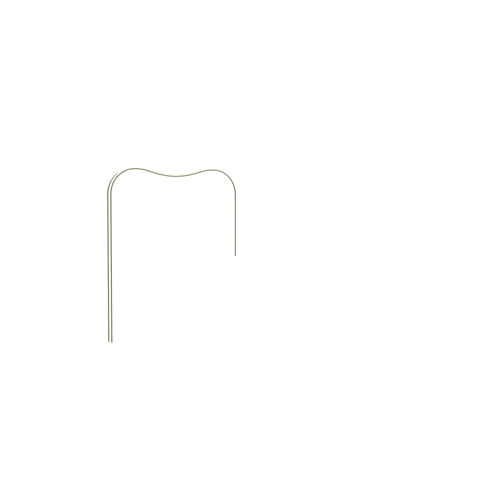 Twin citron velvet custom on white background