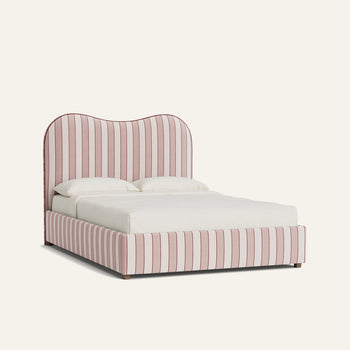 FEATURED: Queen / Tapered Legs / Smoke / Cinnamon Velvet Welt