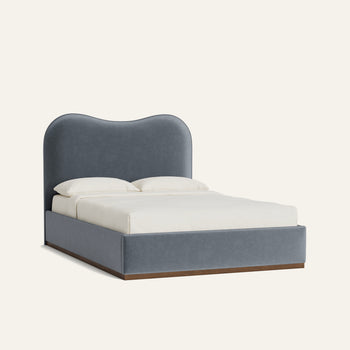 FEATURED: Shown in Queen / Wood Base / Tobacco / Self Welt