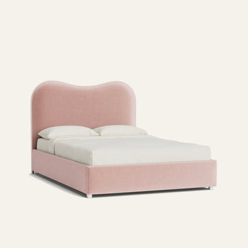FEATURED: Shown in Queen / Tapered Legs / Flour / Snow Welt