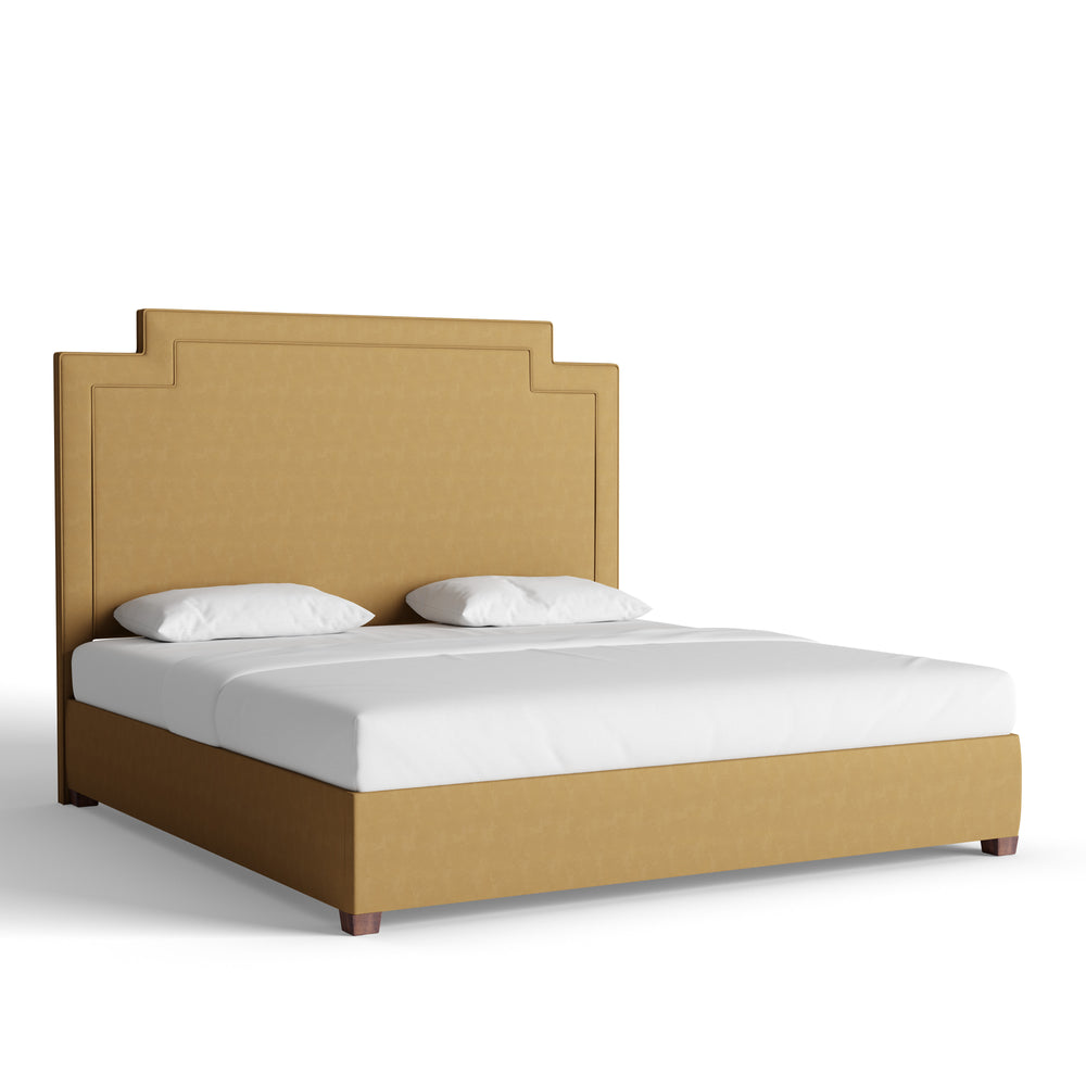 King camel velvet custom on white background