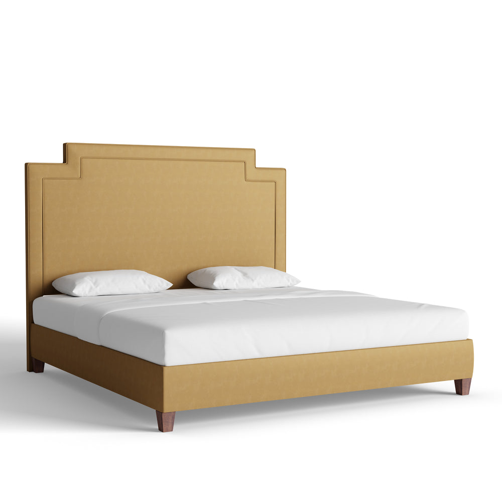 King camel velvet custom on white background
