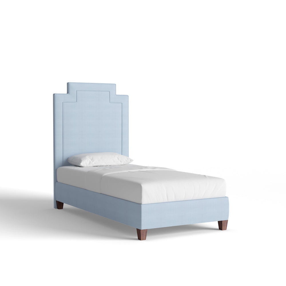 Twin sky velvet custom on white background