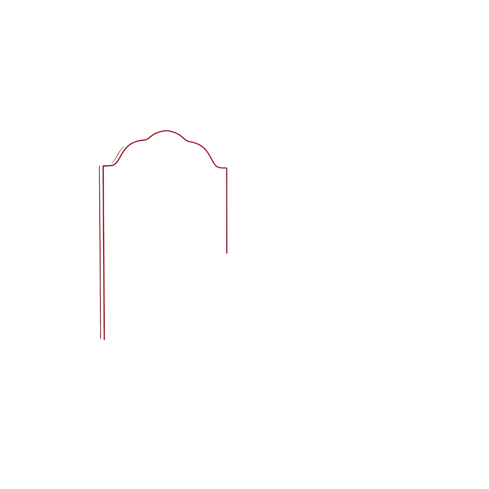 Twin rose velvet custom on white background