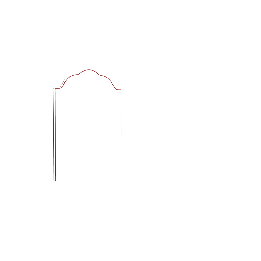 Twin rose velvet custom on white background