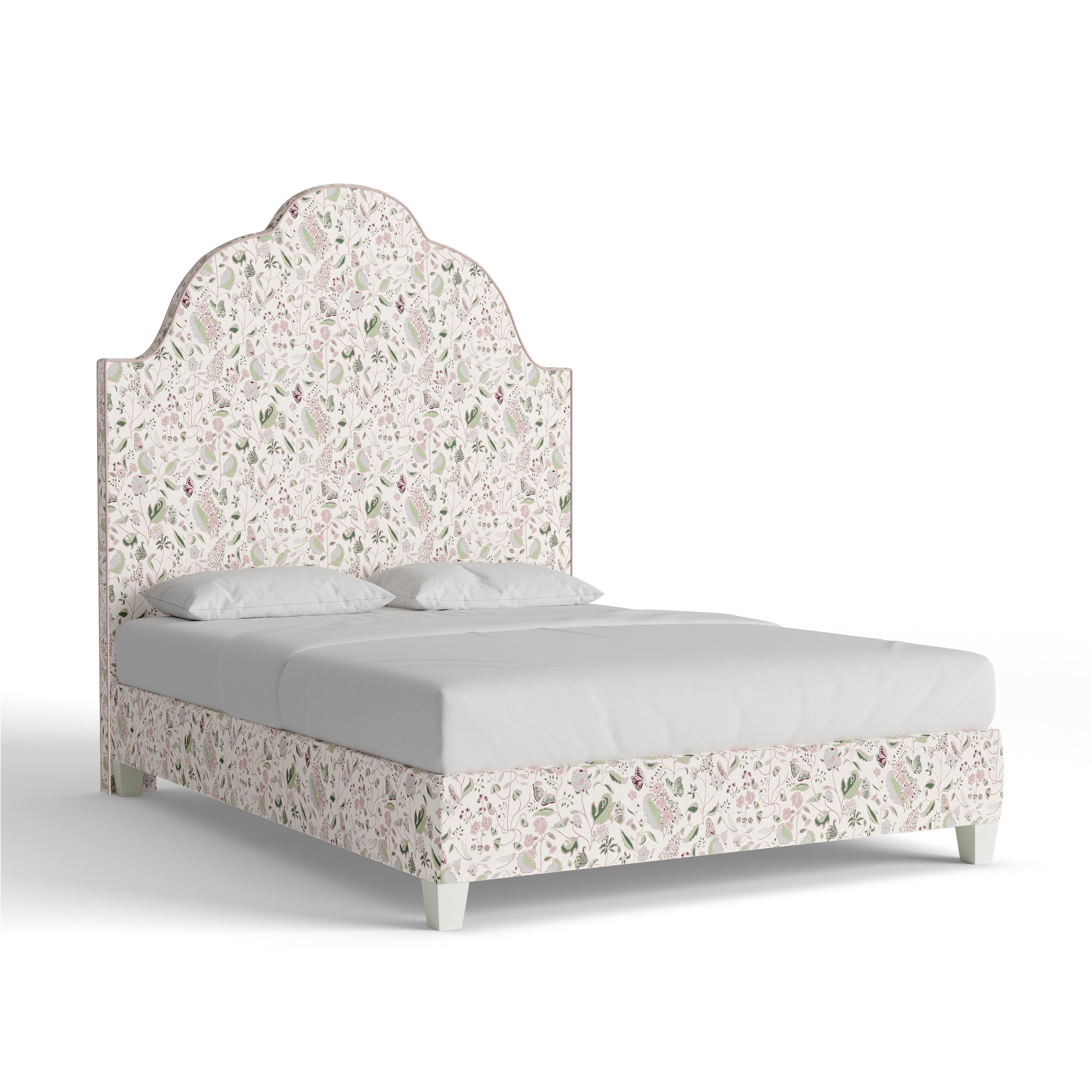 FEATURED: Shown in Queen / 9" Rails / Flour / Orchid Welt