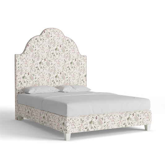 FEATURED: Shown in Queen / 9" Rails / Flour / Orchid Welt