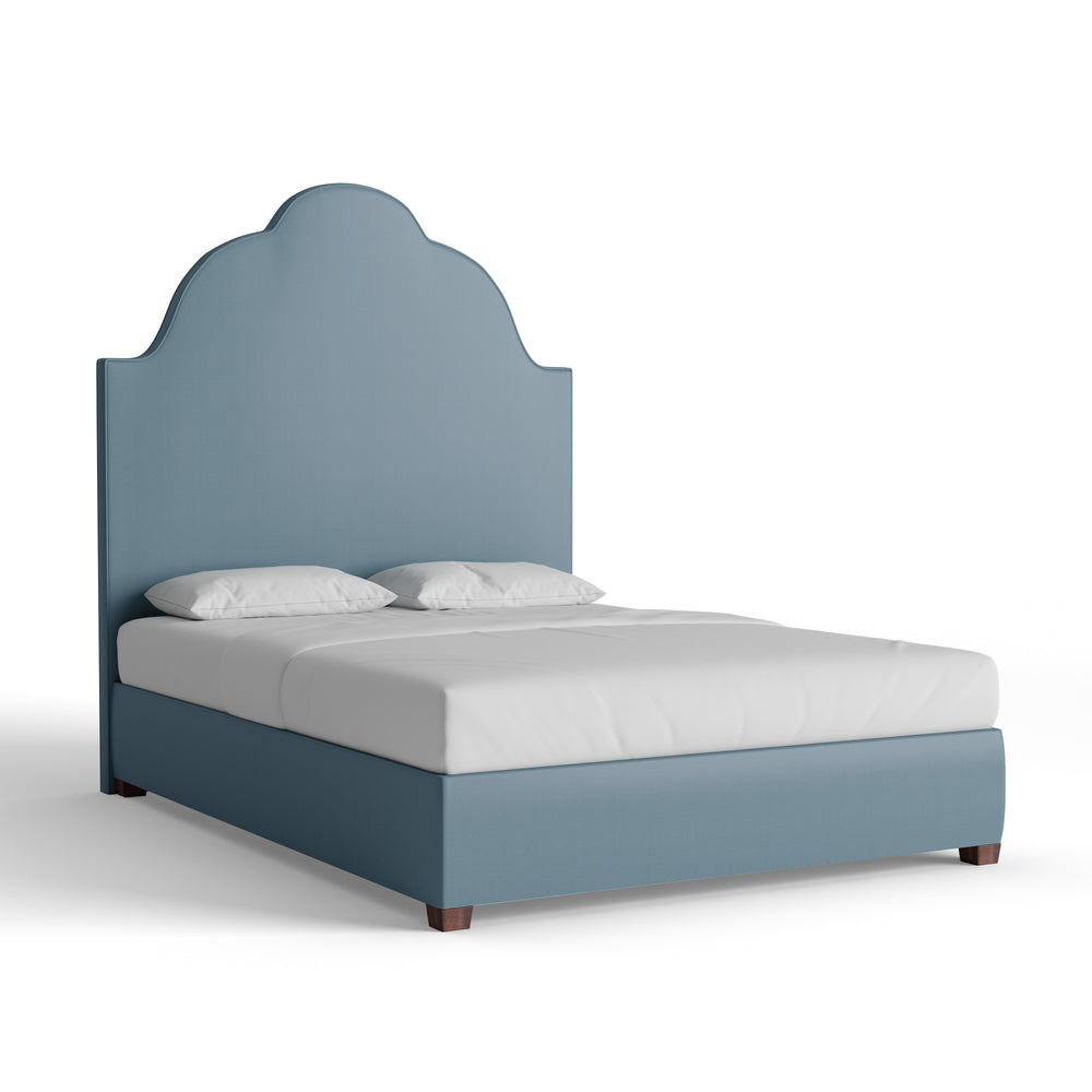 Queen harbor custom on white background