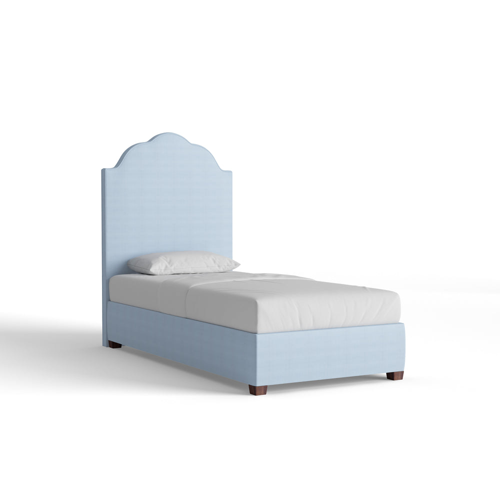 Twin sky velvet custom on white background