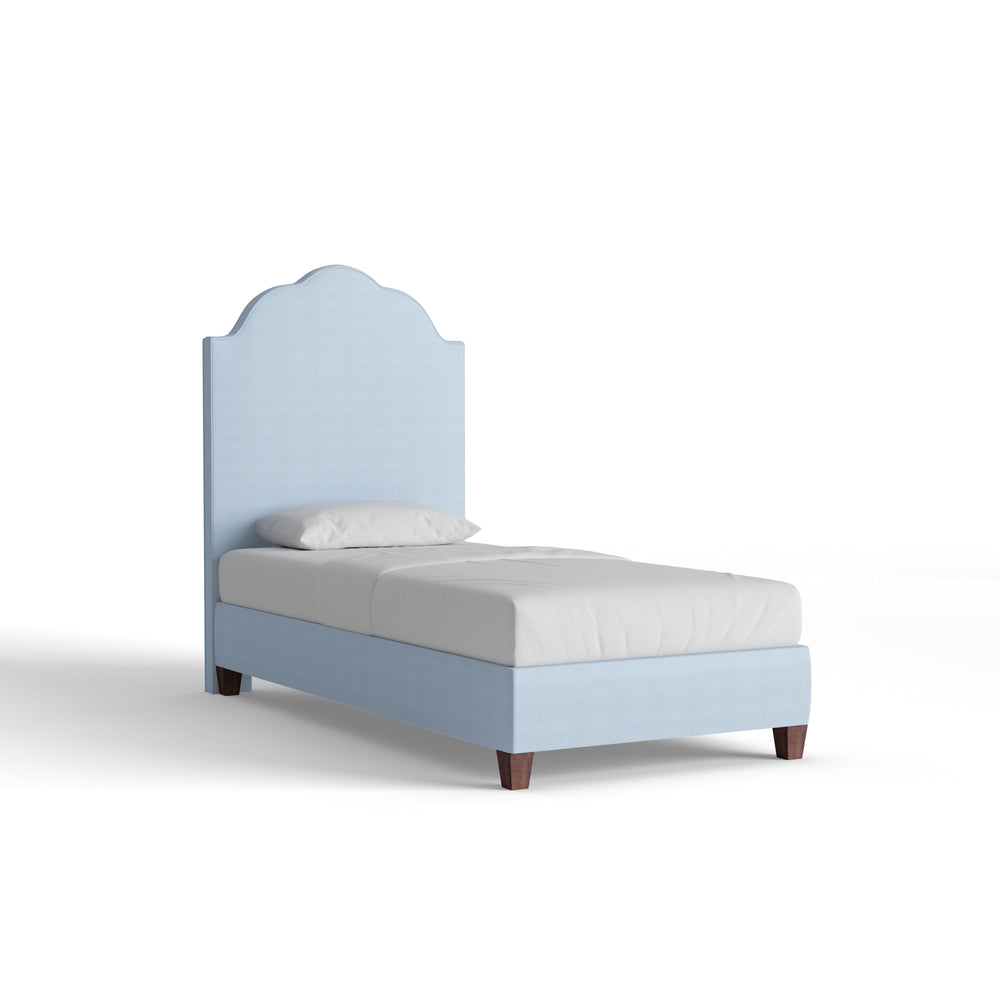 Twin sky velvet custom on white background