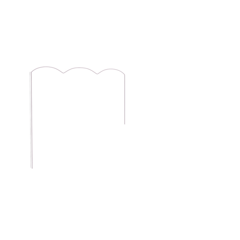 Queen moss custom on white background