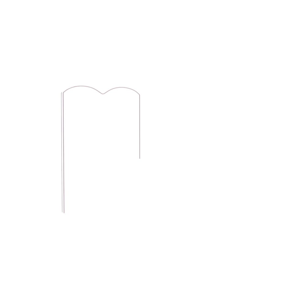 Twin moss custom on white background