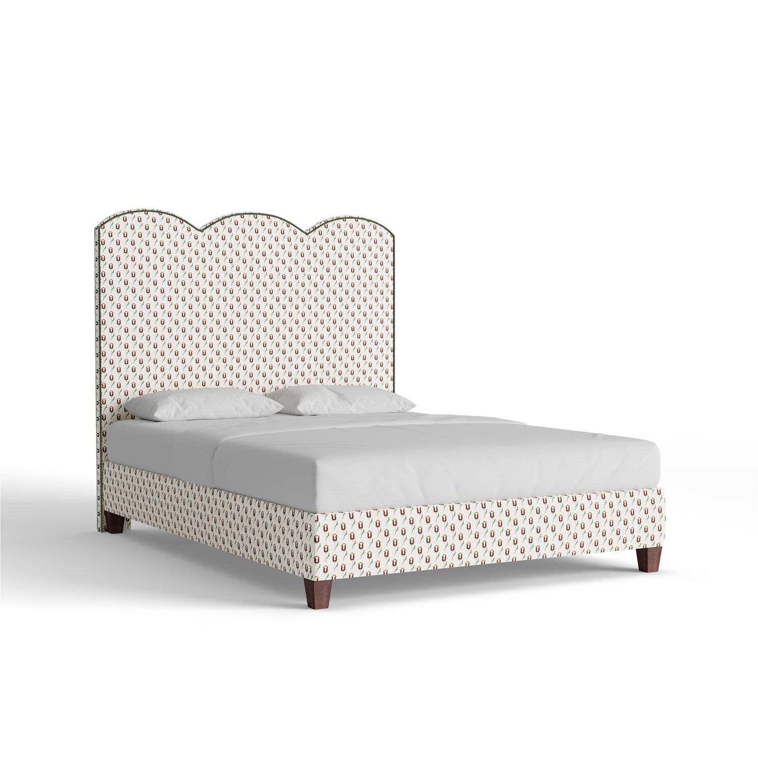 FEATURED: Shown in Queen / 9" Rails / Tobacco / Moss Welt