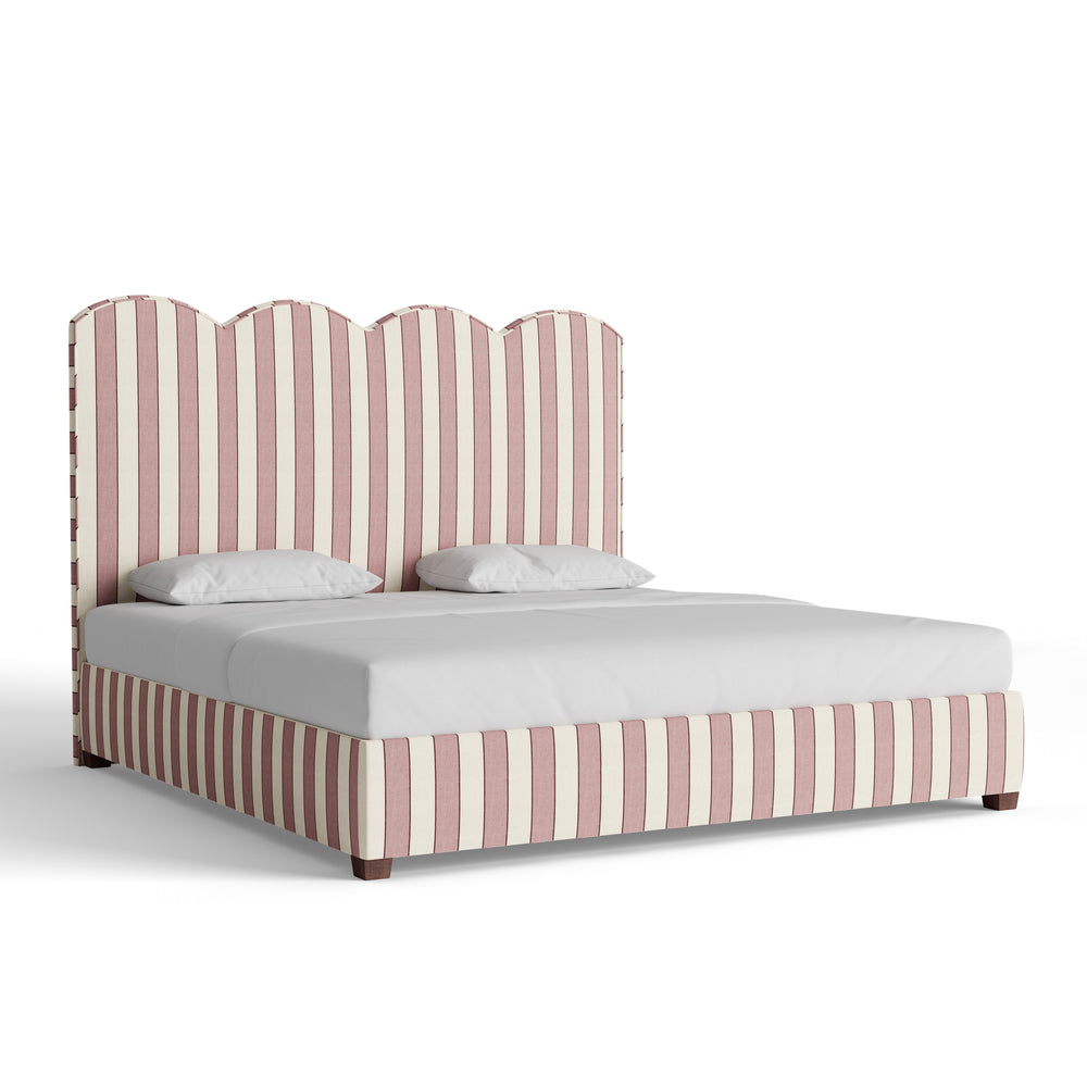 King florence rosewood custom on white background