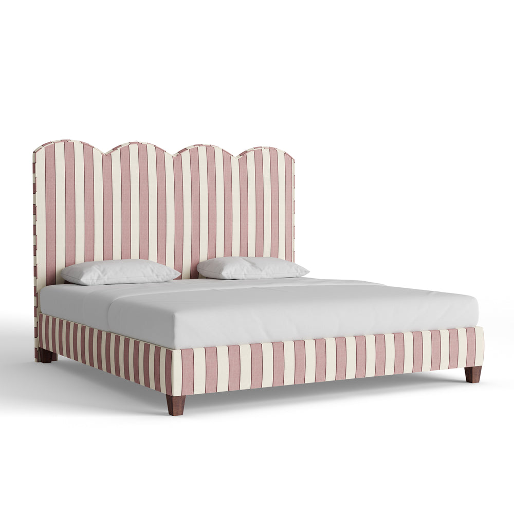 King florence rosewood custom on white background