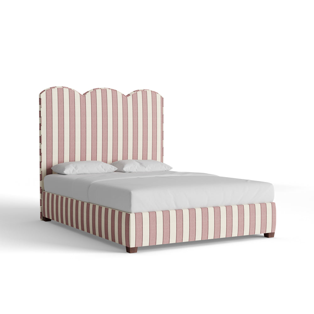 Queen florence rosewood custom on white background