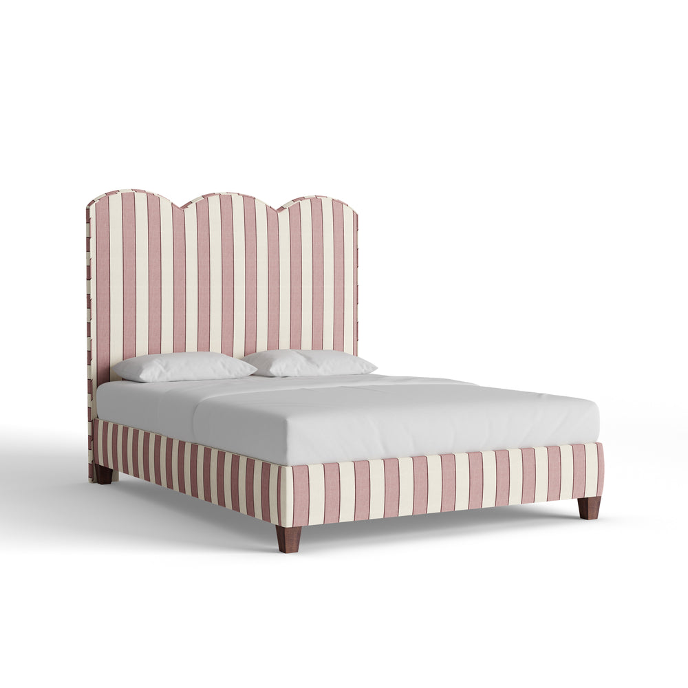 Queen florence rosewood custom on white background