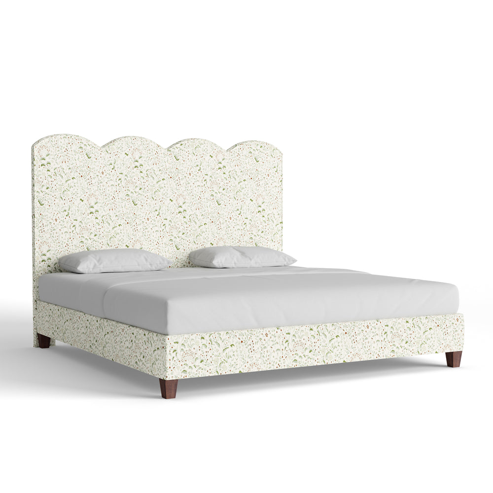 King ruby moss custom on white background