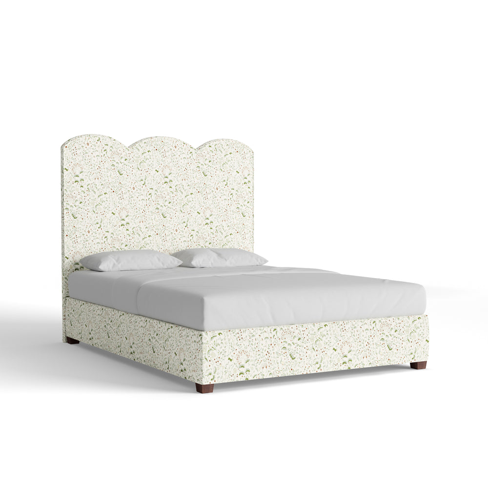 Queen ruby moss custom on white background