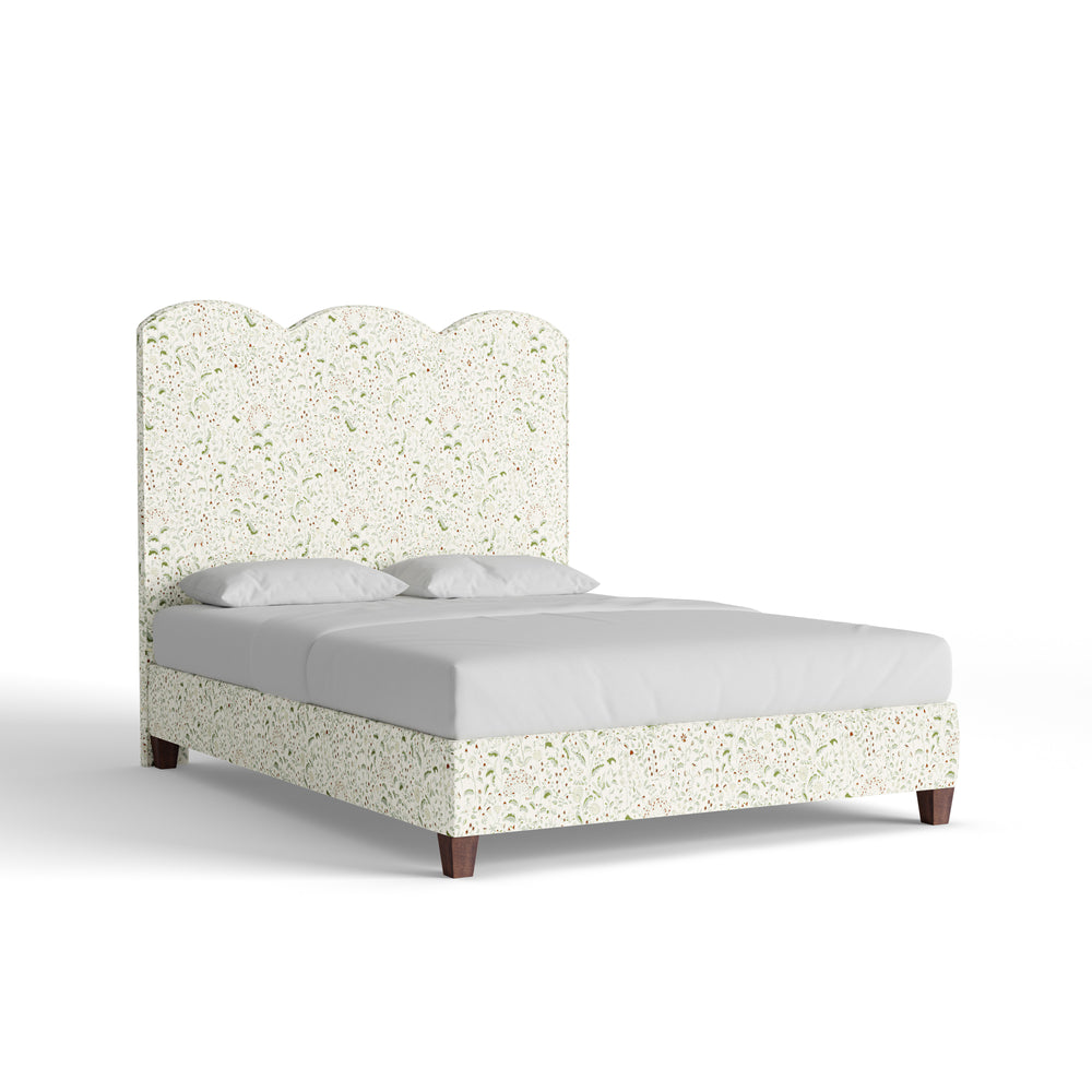 Queen ruby moss custom on white background