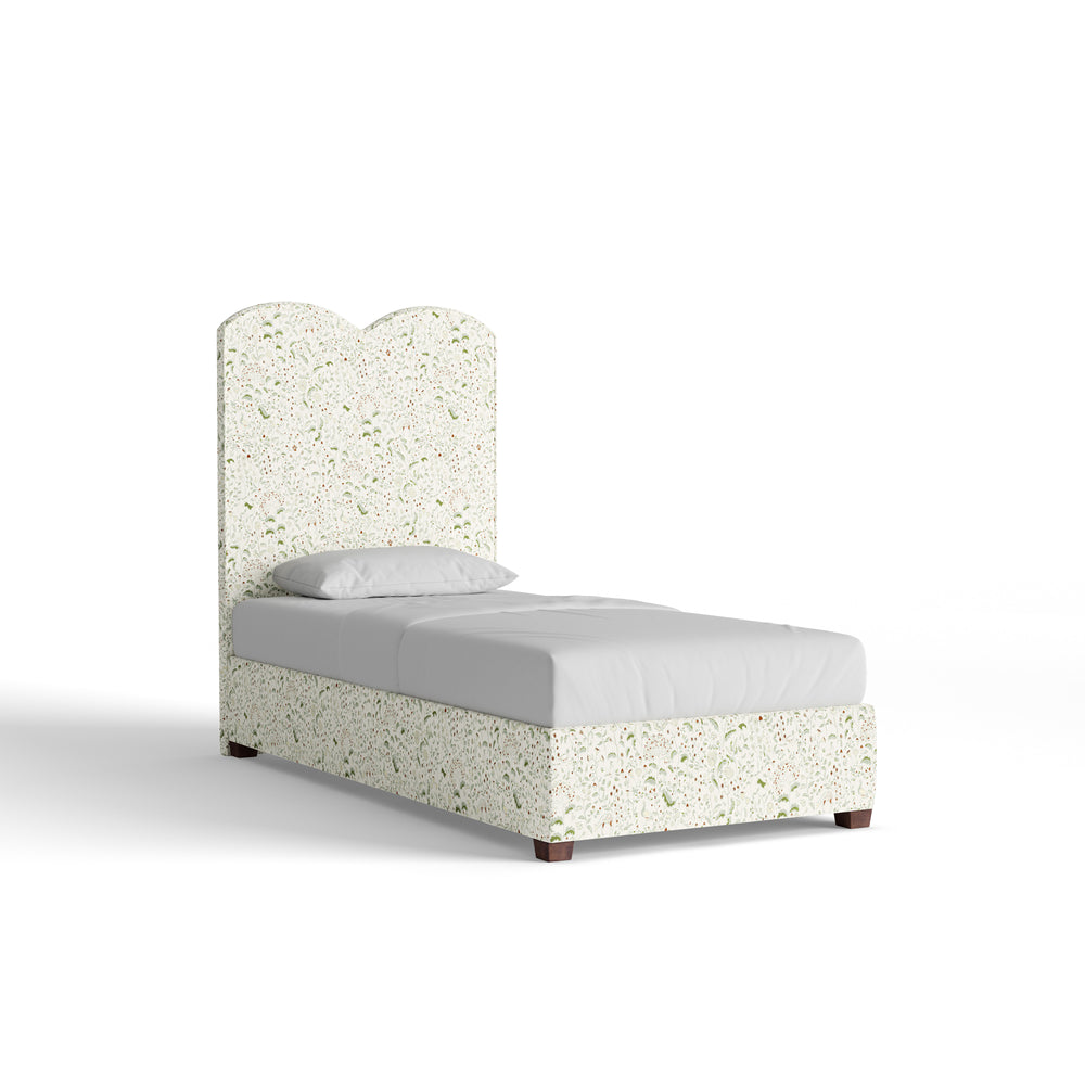 Twin ruby moss custom on white background