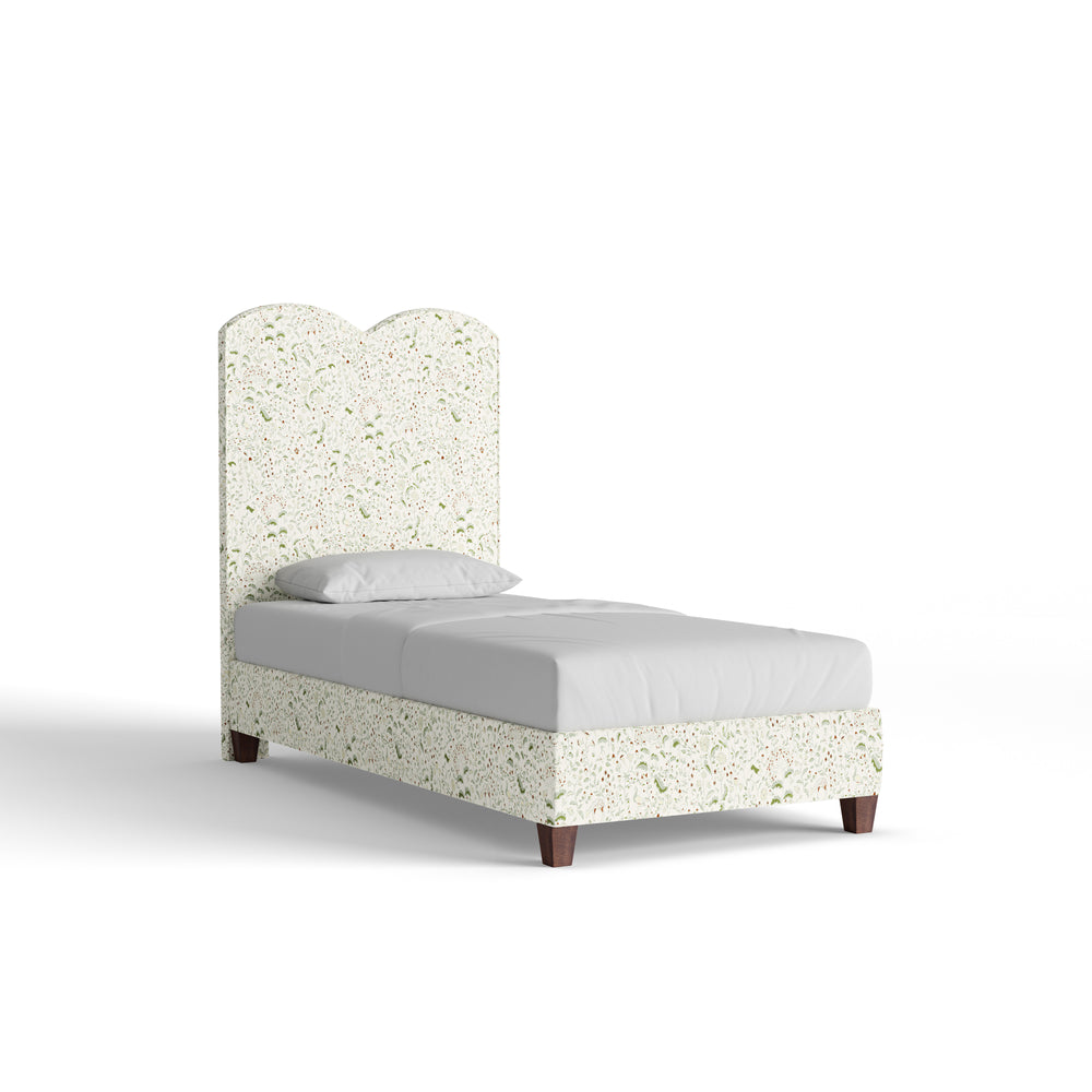 Twin ruby moss custom on white background