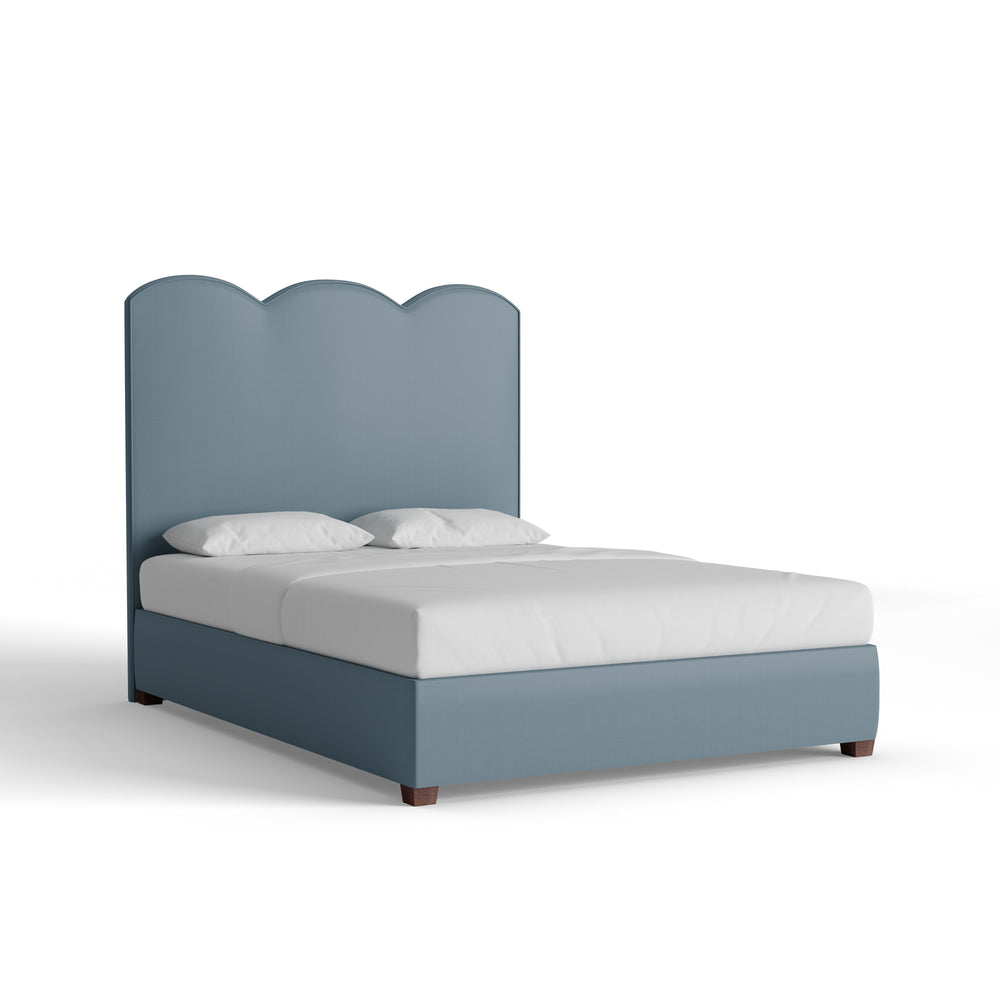 Queen harbor custom on white background