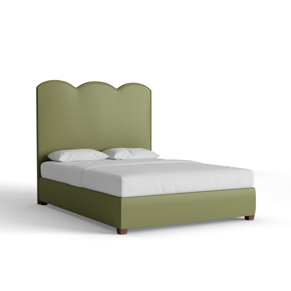 Queen moss custom on white background