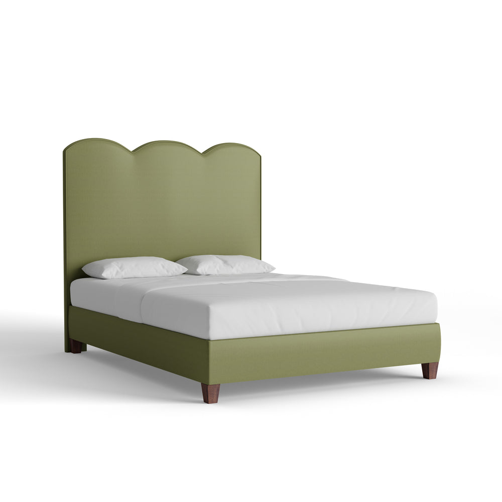 Queen moss custom on white background