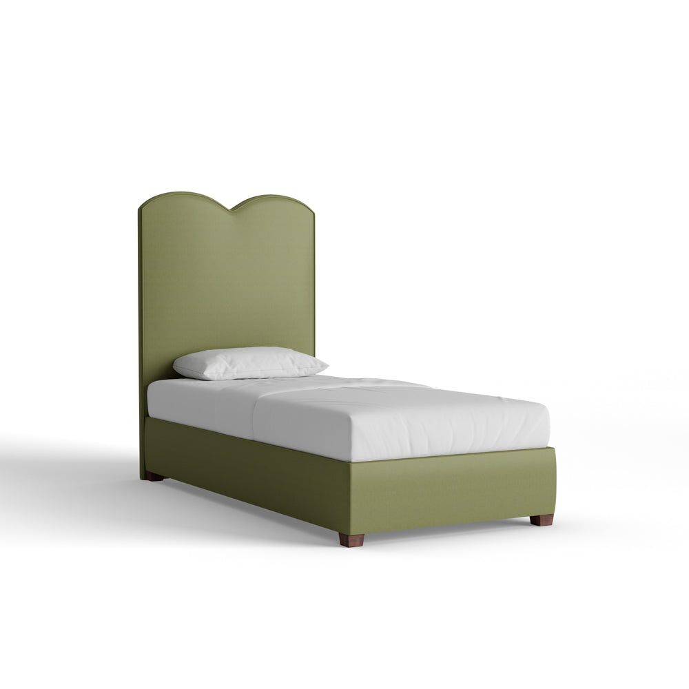 Twin moss custom on white background